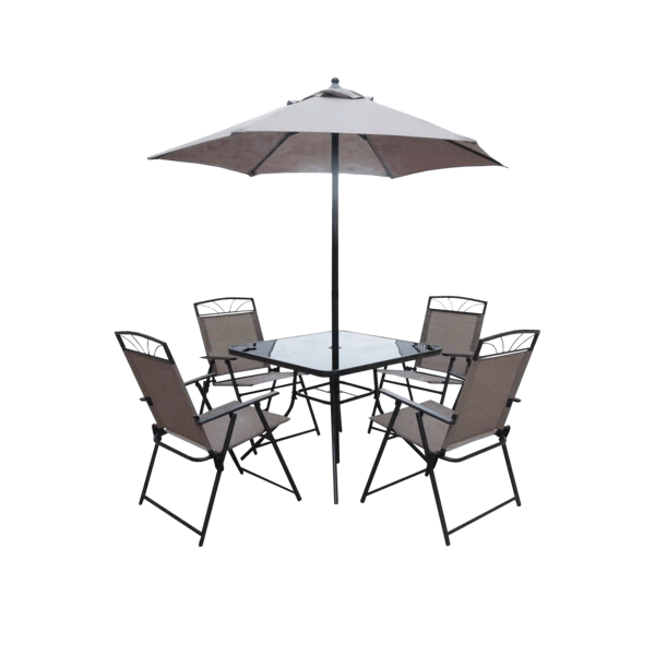 Living Accents 6-Piece Weather Resistant Durable Outdoor Dining