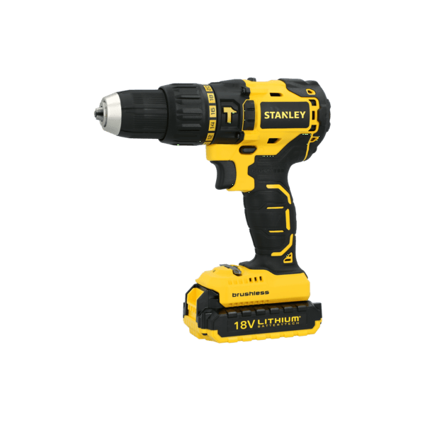 Stanley 18V Keyless 13mm Chuck Brushless Technology Cordless