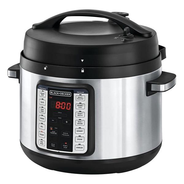 Black Decker EZ Smart Steam Pot 9-In-1 Electric Pressure Cooker