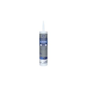 GE Sealants & Adhesives All Purpose Silicone 1 Sealant, 10.1oz, Clear