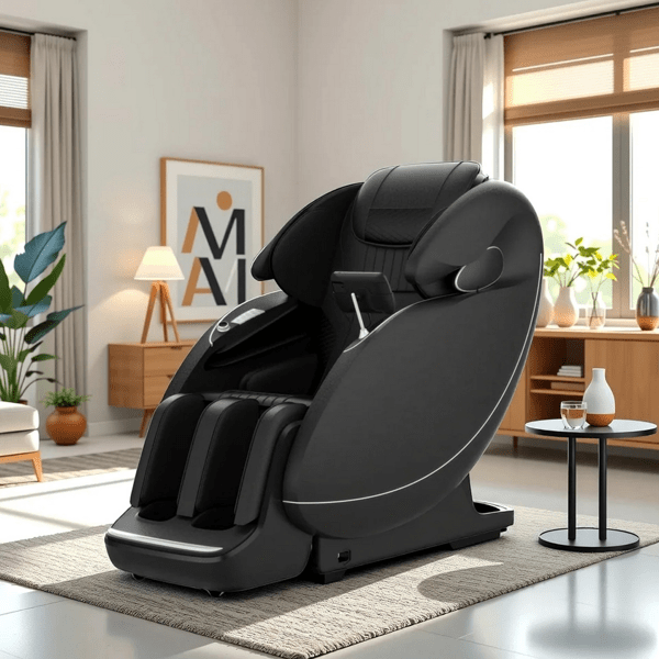 iMassage Relaxing Full Body Zero Gravity Dual 3D Massage Chair Black